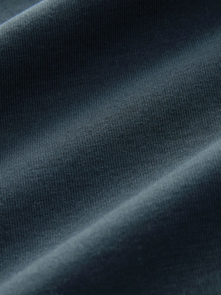 Blue Premium Jersey Quarter Zip Sweatshirt - Image 7 of 7