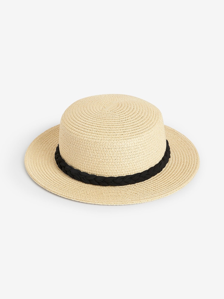 لون محايد - Boater Hat (1-6yrs) - صورة 1 من 2