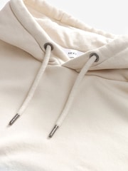 Aqua Blue Ombre Dip-Dye Cotton Rich Jersey Hoodie - Image 7 of 8