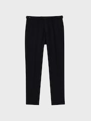 Reiss Navy Claridge Atelier Italian Cashmere Modern Fit Trousers - Image 2 of 5