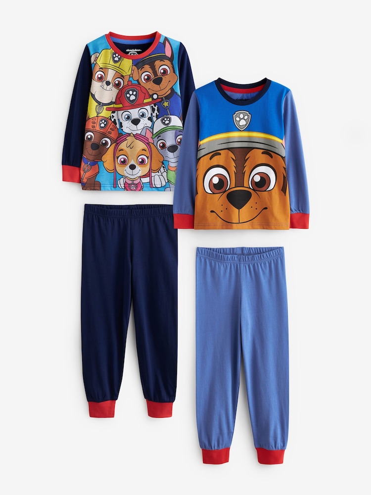Schlafanzug mit Charaktermotiv von Paw Patrol aus 100 % Baumwolle, 2er-Pack - Bild 1 von 3 Schlafanzug mit Charaktermotiv von Paw Patrol aus 100 % Baumwolle, 2er-Pack - Bild 1 von 3