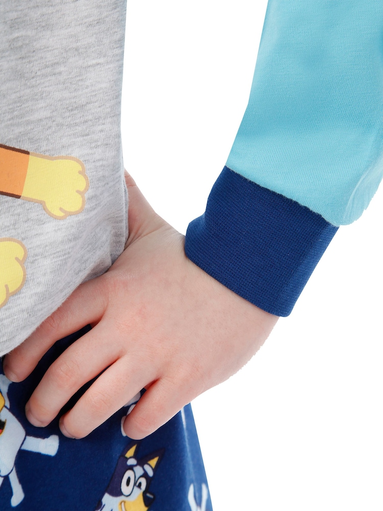 Character Blue Bluey 100% Cotton Pyjamas - Image 10 of 11