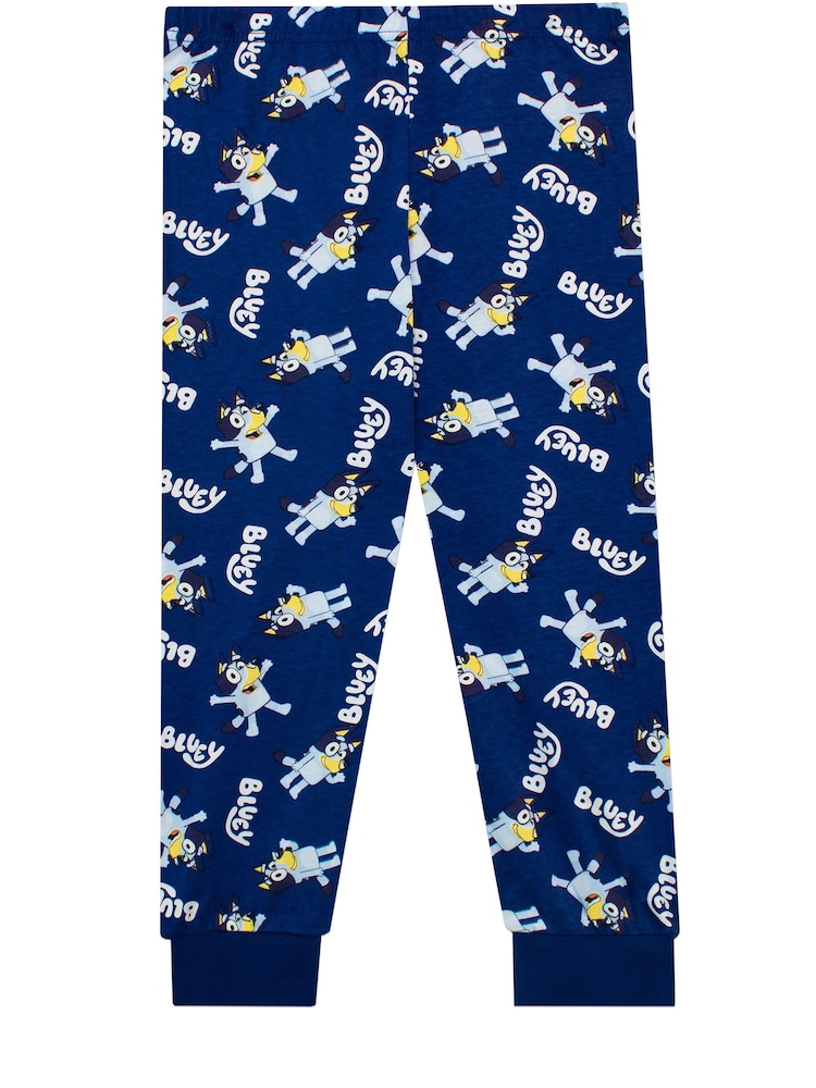 Character Blue Bluey 100% Cotton Pyjamas - Image 3 of 11
