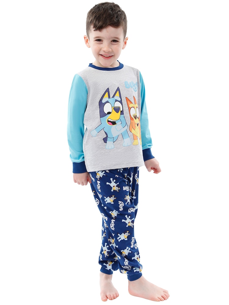 Character Blue Bluey 100% Cotton Pyjamas - Image 6 of 11
