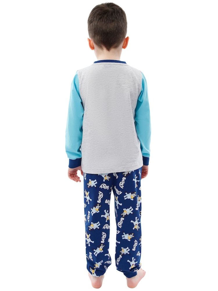 Character Blue Bluey 100% Cotton Pyjamas - Image 7 of 11