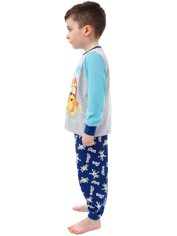 Character Blue Bluey 100% Cotton Pyjamas - Image 9 of 11