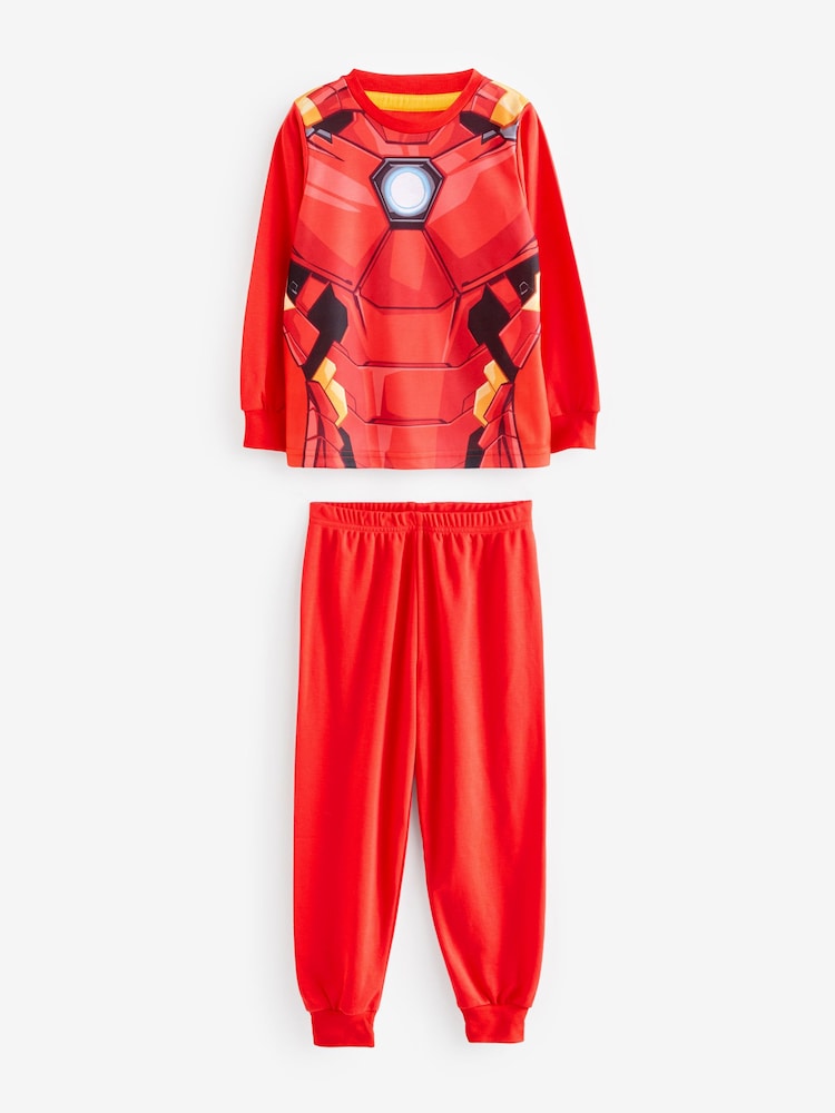 Character Green Avengers Iron Man and Hulk Pyjamas 2 Pack - Image 3 of 6