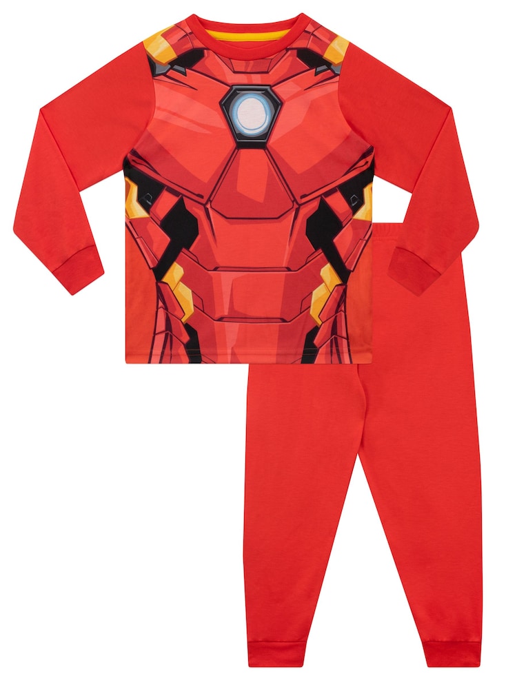Character Green Avengers Iron Man and Hulk Pyjamas 2 Pack - Image 5 of 6