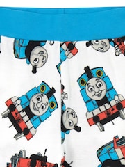 Character White Thomas The Tank Engine Snuggle Fit 100% Cotton Pyjamas - Image 2 of 6