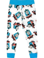 Character White Thomas The Tank Engine Snuggle Fit 100% Cotton Pyjamas - Image 4 of 6