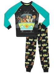 Character Black Scooby Doo Pyjamas - Image 1 of 3