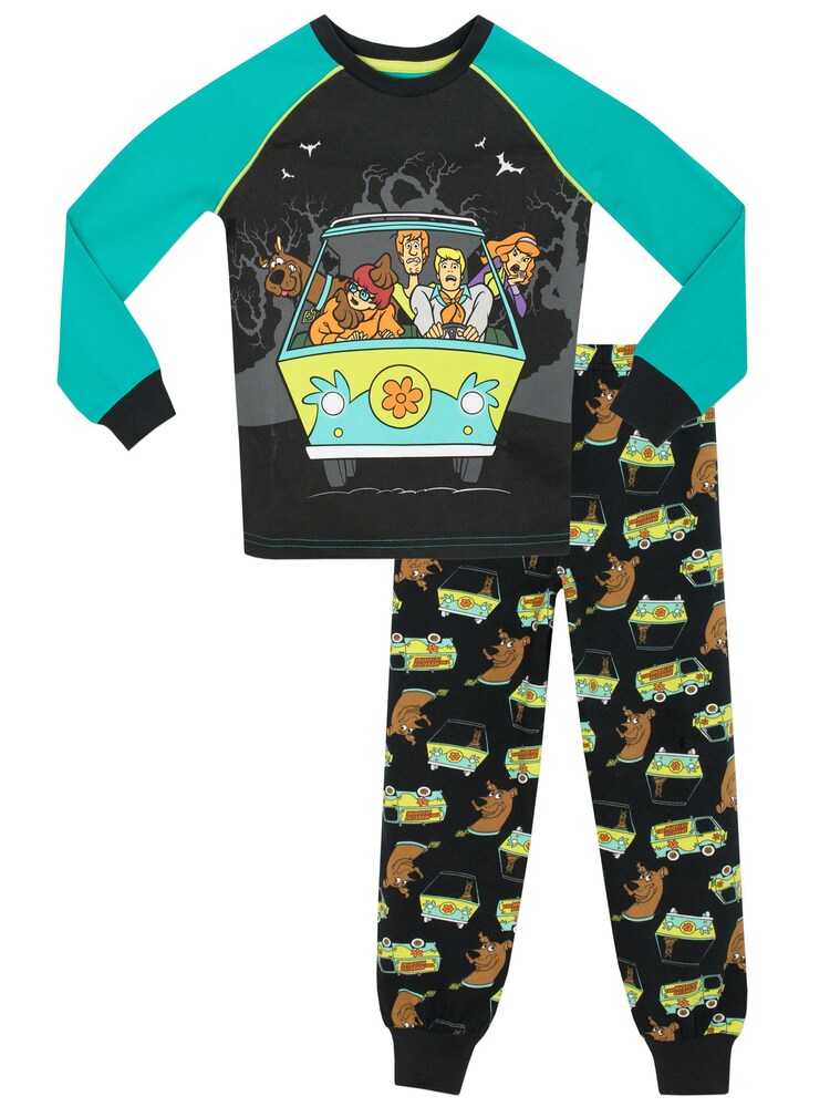 Character Black Scooby Doo Pyjamas - Image 1 of 3
