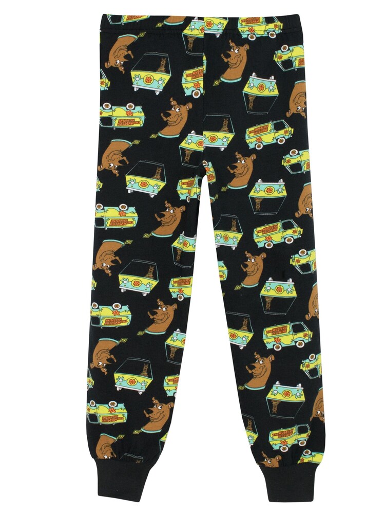 Character Black Scooby Doo Pyjamas - Image 2 of 3