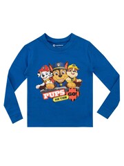 Character Blue & Red Paw Patrol Printed Long Sleeve Pyjamas - Image 2 of 3