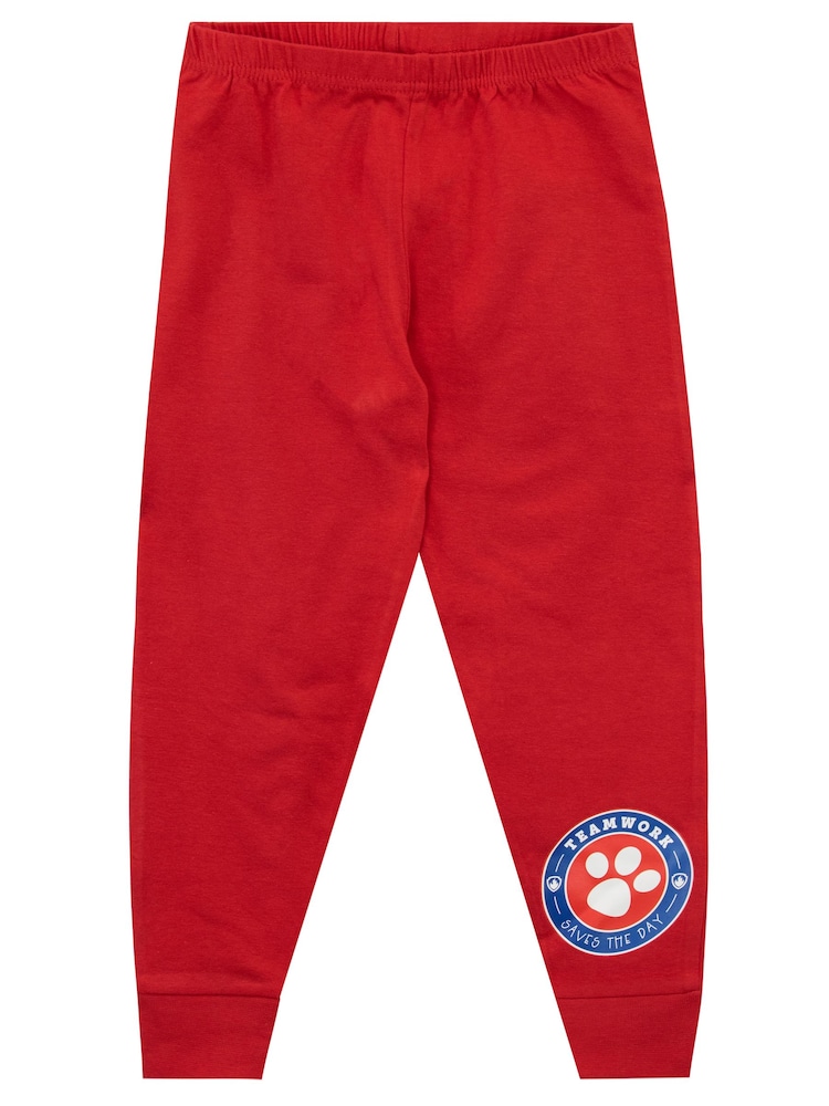 Character Blue & Red Paw Patrol Printed Long Sleeve Pyjamas - Image 3 of 3