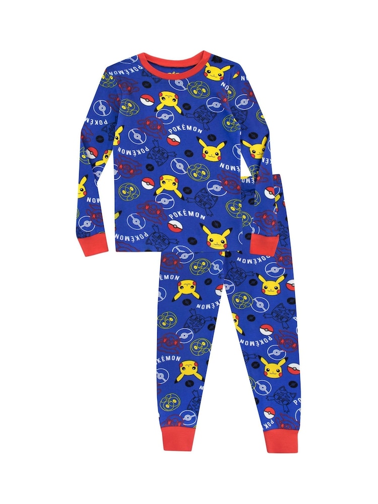 Pijama de algodón 100% de personajes de Pokemon - Imagen 1 de 6 Pijama de algodón 100% de personajes de Pokemon - Imagen 1 de 6
