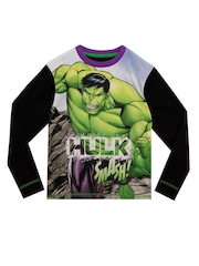 Character Green Hulk Marvel Printed Long Sleeve Pyjamas - Image 2 of 7