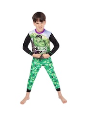 Character Green Hulk Marvel Printed Long Sleeve Pyjamas - Image 4 of 7