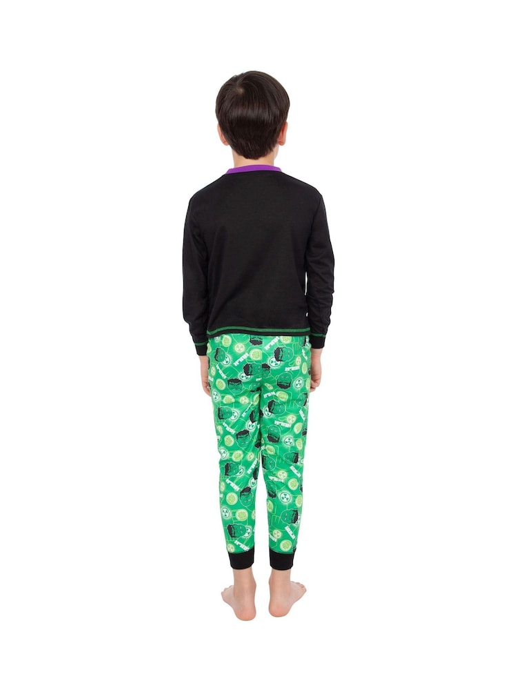 Bedrucktes Marvel Zeichen Langarm-Pyjama - Bild 7 von 7 Bedrucktes Marvel Zeichen Langarm-Pyjama - Bild 7 von 7