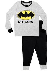 Character Grey Batman Batman Snuggle Fit Pyjamas - Image 1 of 3