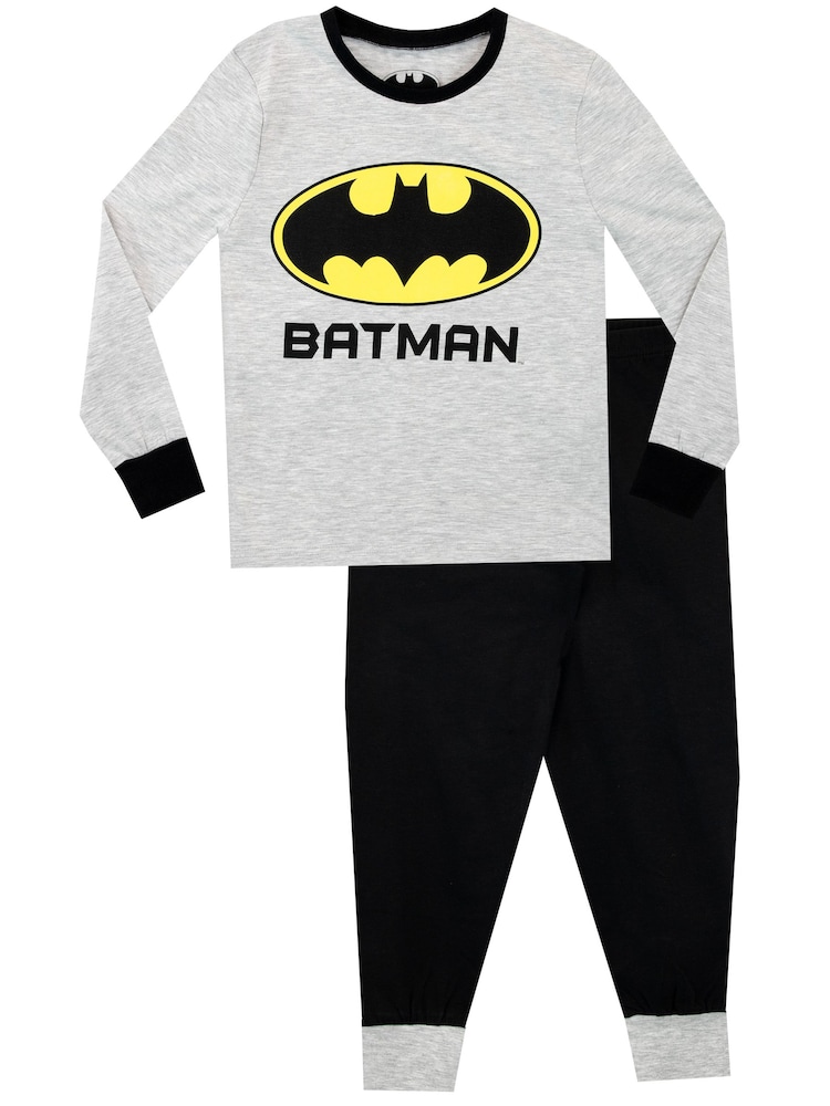 Character Grey Batman Batman Snuggle Fit Pyjamas - Image 1 of 3