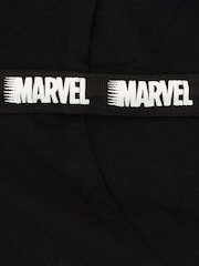 Character Black 100% Cotton Marvel Pyjamas - Image 5 of 5