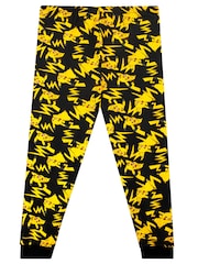 Character Yellow Pokemon Pikachu 100% Cotton Pyjamas - Image 3 of 5