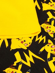Character Yellow Pokemon Pikachu 100% Cotton Pyjamas - Image 5 of 5