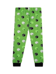 Character Black 100% Cotton Minecraft Pyjamas - Image 5 of 11