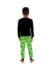 Character Black 100% Cotton Minecraft Pyjamas - Image 8 of 11