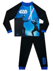 Character Blue Star Wars Star Wars Lightsabers Pyjamas - Image 1 of 5