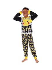 Character Black Pikachu Pokemon Pyjama Set - Image 5 of 7