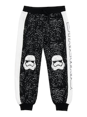 Character Black Star Wars 100% Cotton Joggers - Image 1 of 3