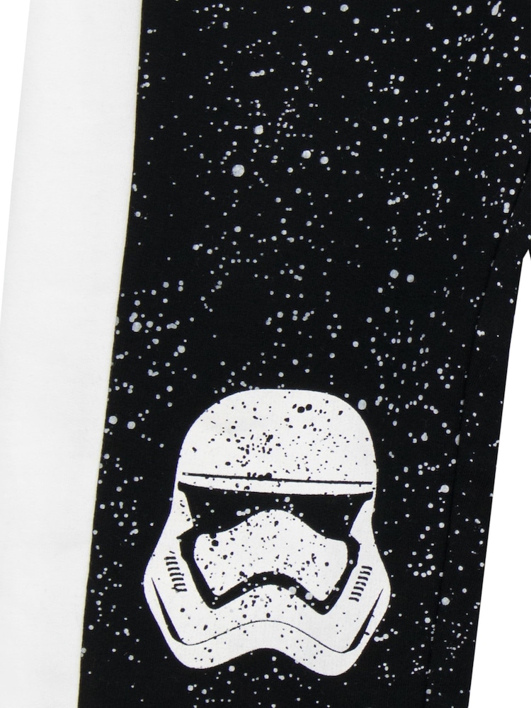 Character Black Star Wars 100% Cotton Joggers - Image 3 of 3