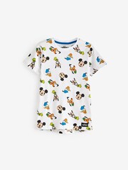 Character Black 100% Cotton Mickey Mouse T-Shirt 2 Pack - Image 3 of 5