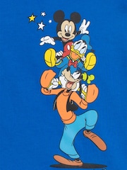 Character Black 100% Cotton Mickey Mouse T-Shirt 2 Pack - Image 4 of 5
