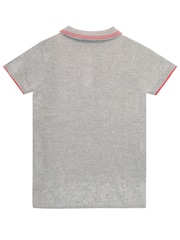 Character Grey Mickey Mouse Knit Polo Shirt - Image 2 of 3