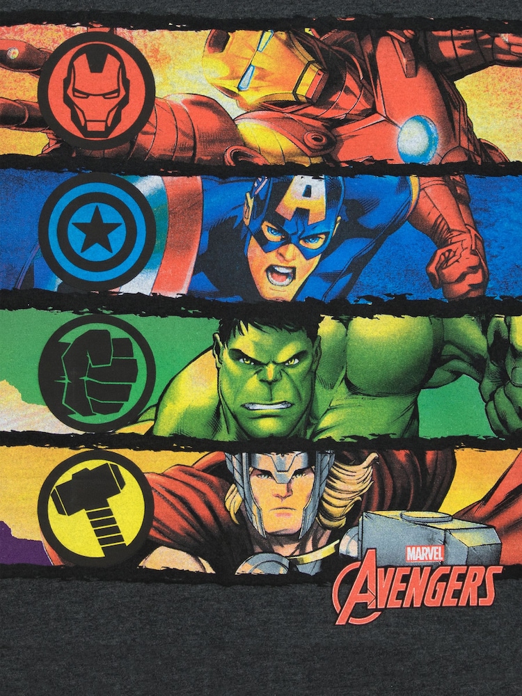 Character Grey Avengers T-Shirt - Image 2 of 4