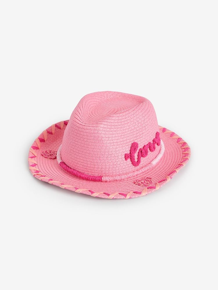 Pink Cowgirl Western Cowgirl Hat (3-16yrs) - Image 2 of 3