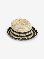 Black Trim Trilby Hat (3mths-16yrs) - Image 1 of 2