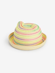 Multi Bright Rainbow Cat Hat (3mths-6yrs) - Image 1 of 2