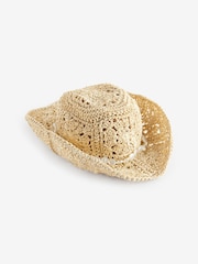 Natural Western Cowgirl Hat (3-16yrs) - Image 1 of 2