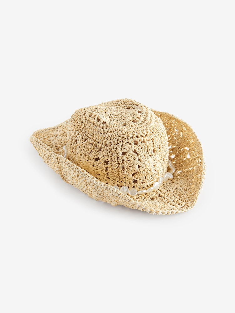 Natural Western Cowgirl Hat (3-16yrs) - Image 1 of 2