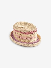 Purple Stripe Trilby Hat (3mths-16yrs) - Image 1 of 2