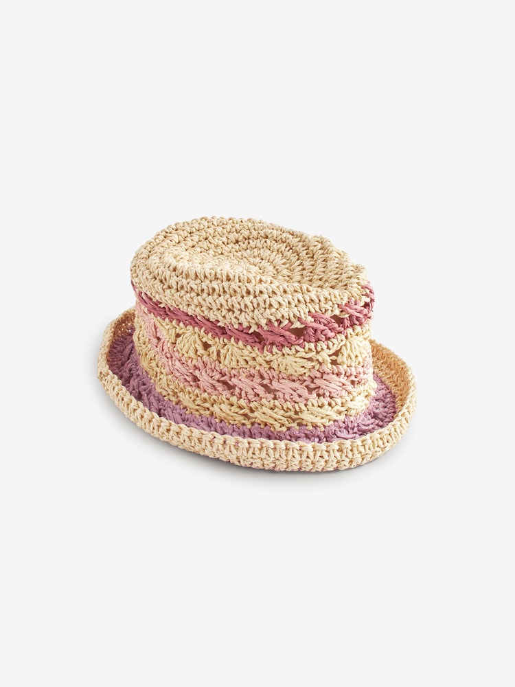 Purple Stripe Trilby Hat (3mths-16yrs) - Image 1 of 2