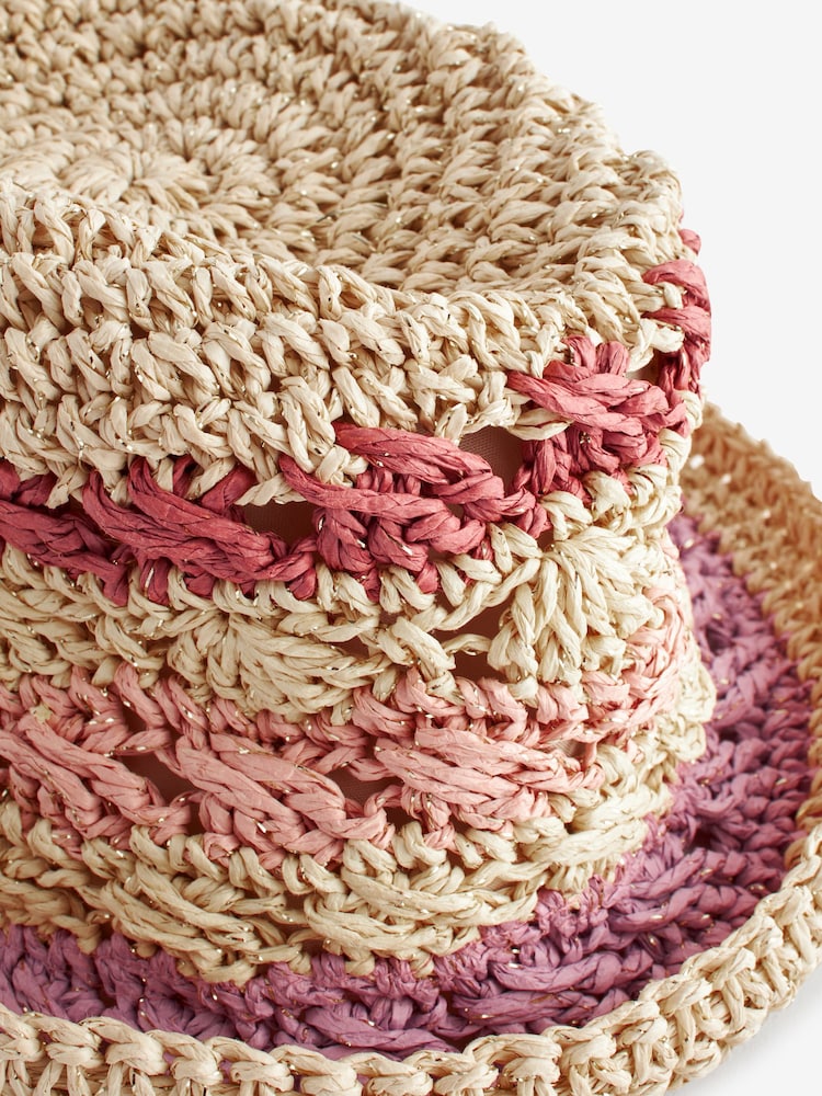 Purple Stripe Trilby Hat (3mths-16yrs) - Image 2 of 2