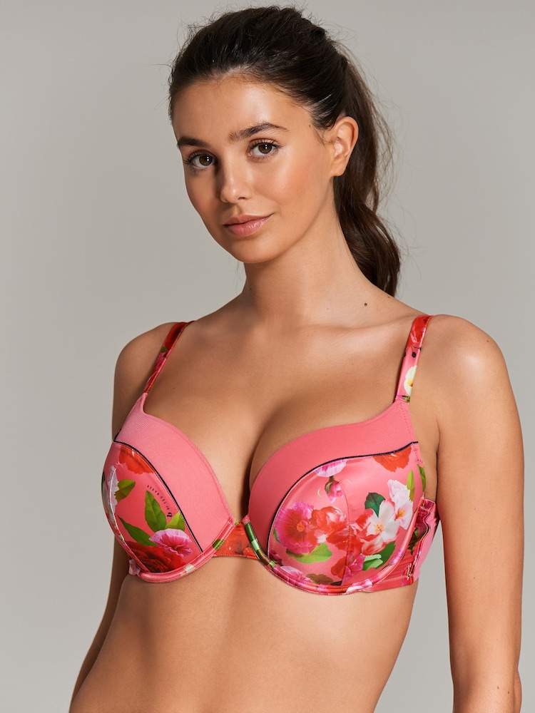 B by Ted Baker Blue Floral Triple Boost Bra - Image 1 of 8