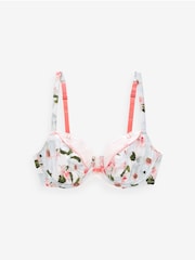 B by Ted Baker soutien-gorge blanc à fleurs non rembourré à armatures - Image 14 de 14
