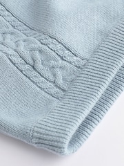 Blue Bear 100% Cotton Knitted Baby Top and Bloomer Short Set (0mths-2yrs) - Image 5 of 7