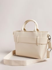 Ted Baker Cream Jimsa Knot Bow Tote Bag - Image 2 of 4